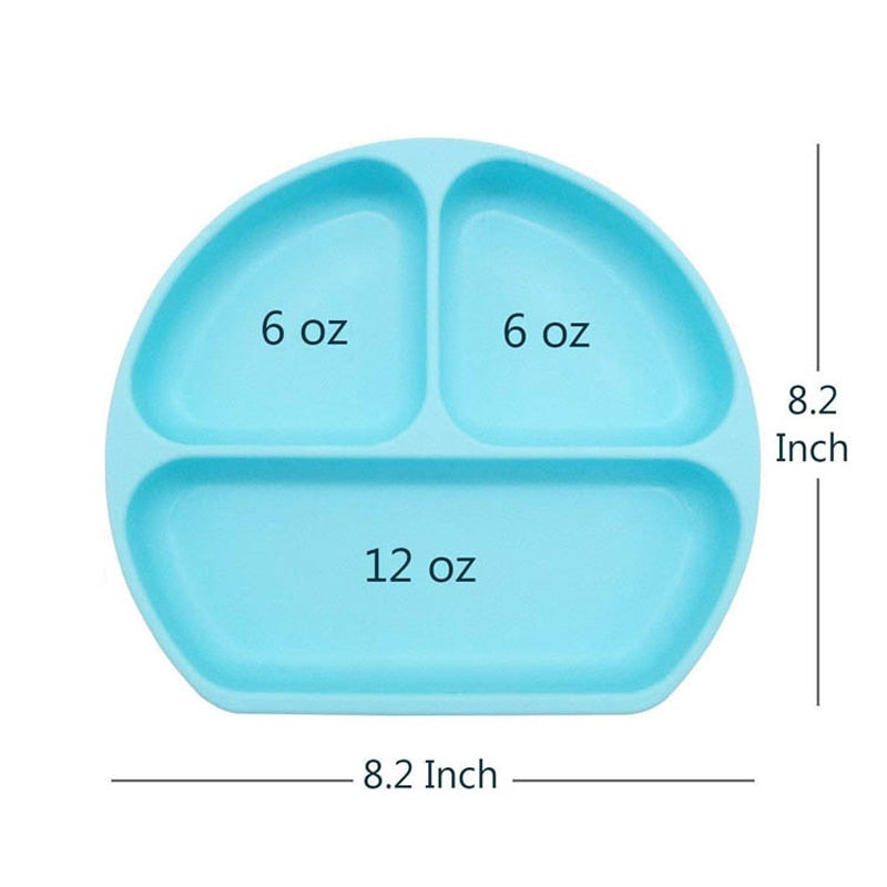 non-spill baby feeding bowl filled with baby food