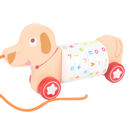 Baby Wooden Animal Walkers used indoors for first walking practice
