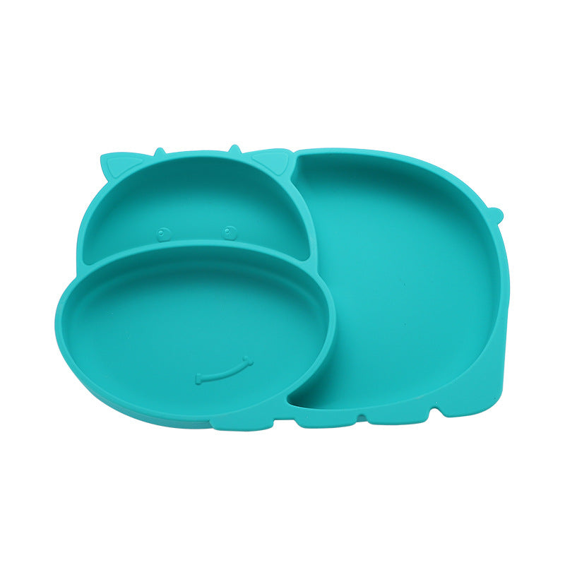 Colorful Silicone Baby Dinner Plate for toddlers