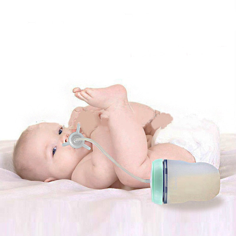 Hands-Free Baby Bottle 250ml silicone sippy cup for toddlers
