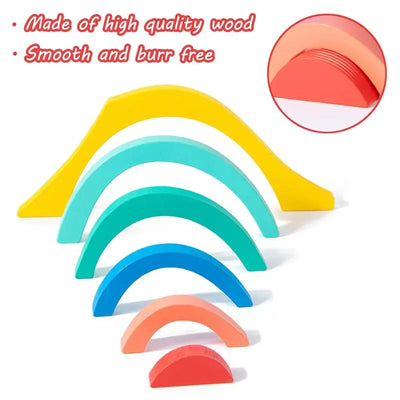 Children's Wooden Four Elements Puzzle Blocks