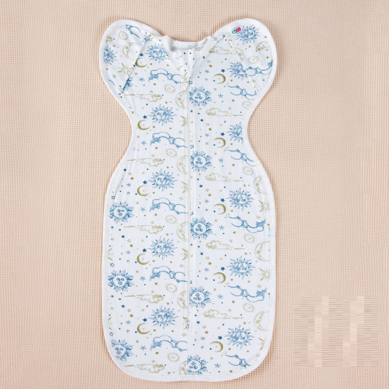 Baby Cotton Anti Kick Sleeping Bag close-up of soft cotton texture