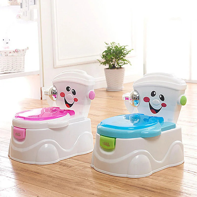 Portable Baby Potty Baby Toilet Cartoon front view