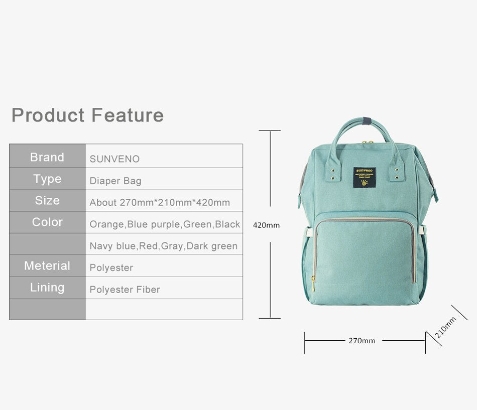 → Alt: Durable, water-resistant Maternity Diaper Bag to protect baby items