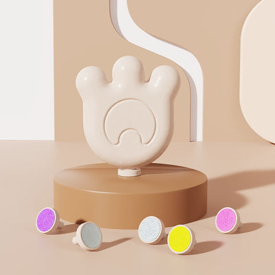 Close-up of Baby electric nail grinder soft polishing head