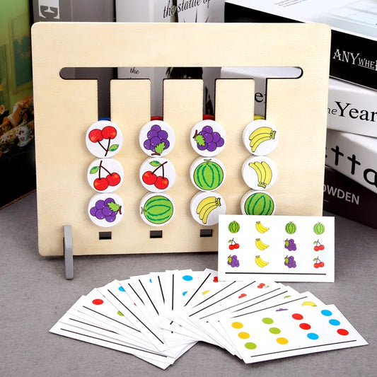 Wooden Toys Double-sided for Kids